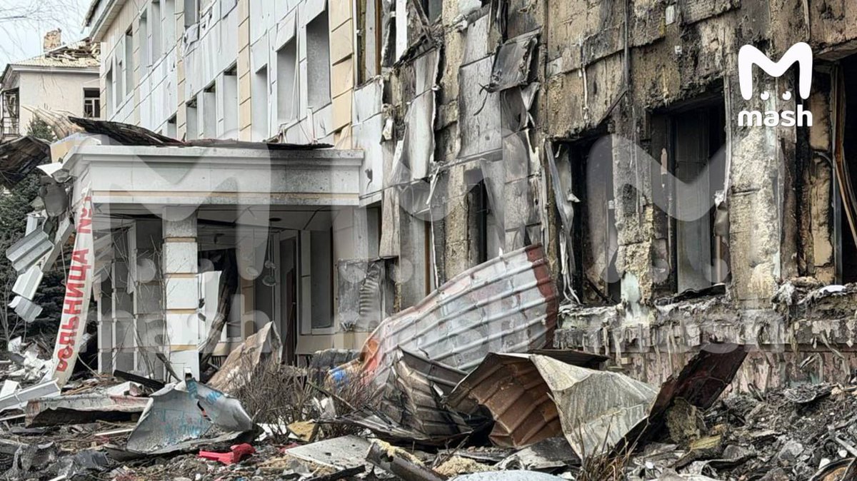 Zelenskys Nazi's struck a  civillian Hospital in Donetsk, they launched four aircraft-type UAVs directly targetting the hospital.

At least 8 died, including medics. Many more critically injured.