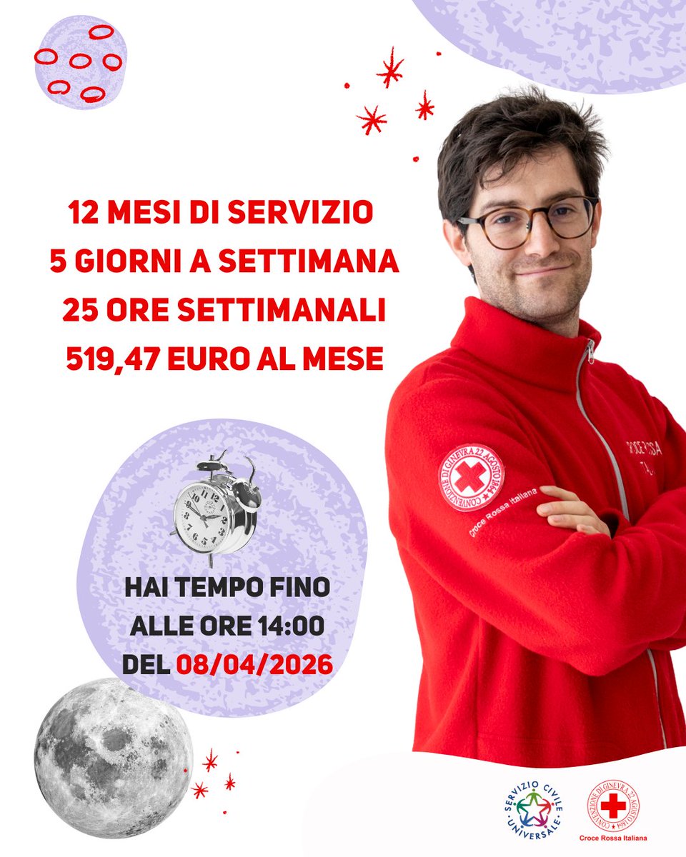 Sapevi che il Servizio Civile Universale non è solo un’esperienza di enorme valore umano, ma anche un vero e proprio trampolino di lancio per il tuo futuro?

Chi completa i 12 mesi di SCU, come quello in Croce Rossa Italiana, ha diritto a una riserva del 15% dei posti nei