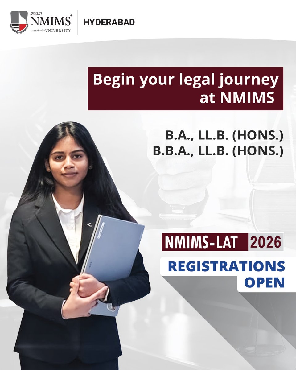 NMIMS Hyderabad tweet media