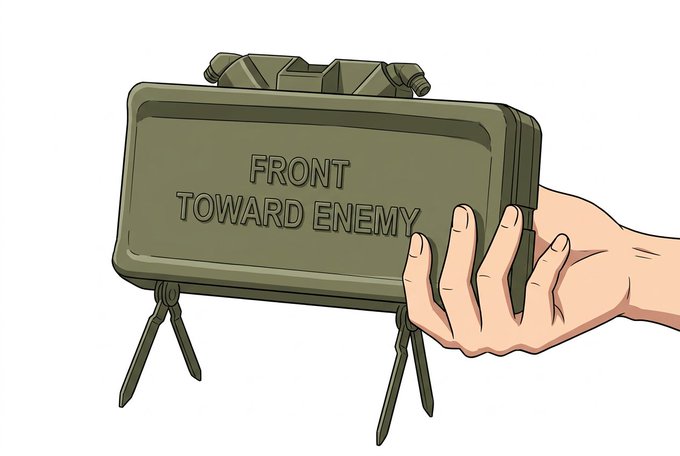 クレイモア地雷を人に渡す時のマナー 