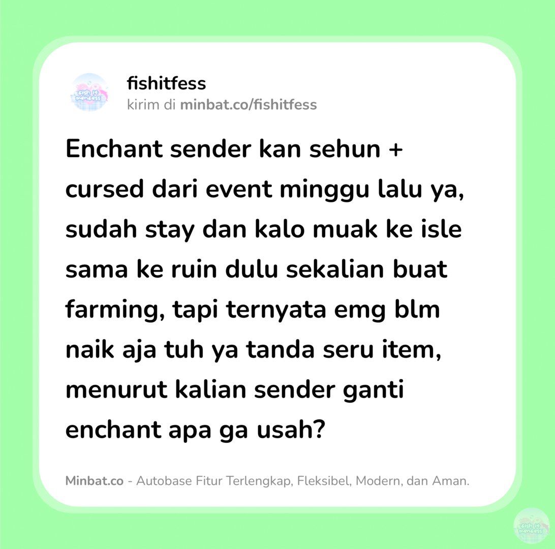 FISH IT FESS ‼️ WTT CANTUMIN UNAME tweet media