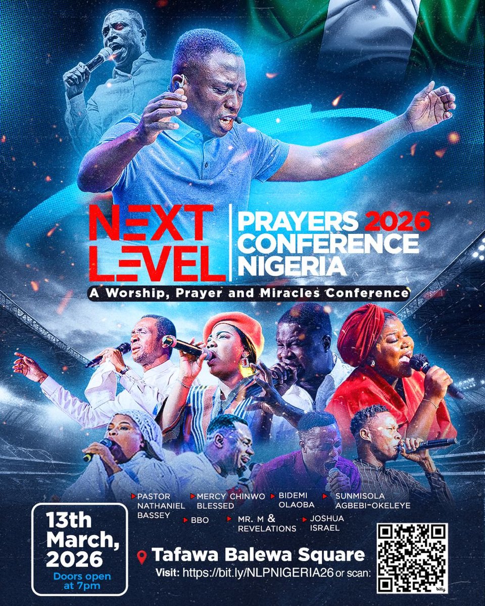Eeoghenekevwe's tweet photo. Today’s the day, #NextLevelPrayer Conference is happening at Tafawa Balewa Square.

Join @pastorbolaji for a powerful time of prayer, worship and miracles. Free buses are available, so you can still make your way.

Submit your prayer request here:
https://t.co/hGoQgM4jIP https://t.co/VmlAgxccc1