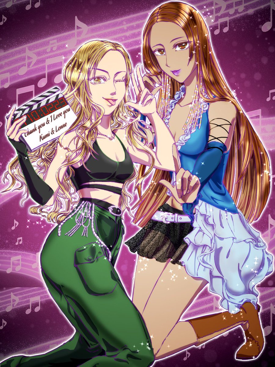 FF10-2発売記念で即席記憶ドロだけどレンと、くぅこと倖田來未でお祝い！
まさか令和にReal EmotionをTVで観れるとは。という気持ちも込めて。レンが大好き！
 #FF10_2 #FF10_2_23rd #FF10_2_23周年