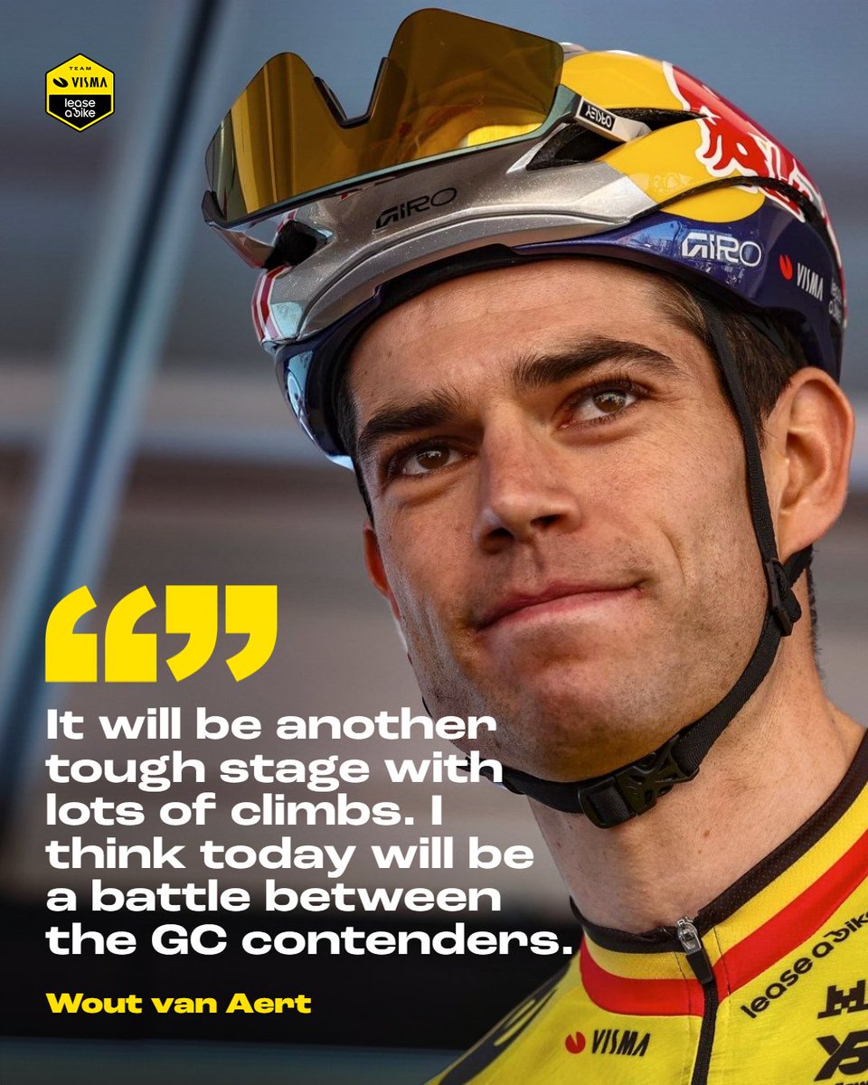 #TirrenoAdriatico Wout's words.