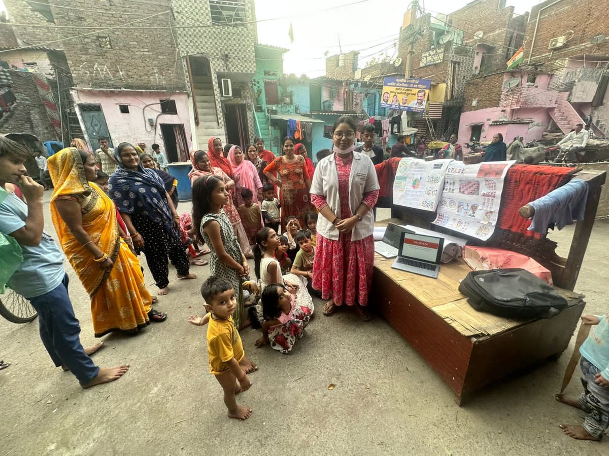 #SDG3 #NutritionCounseling #Sensitization activities at #slums #NewDelhi #Anaemia #AdolescentNutrition .
