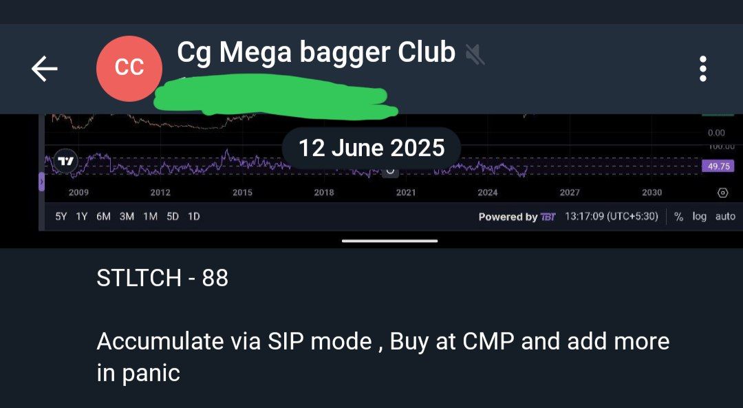 Stocks_Cg's tweet photo. #STLTCH - 12th June 2025 shared with few close people around 88 and stock made 205+ ♥️, Multibagger returns even in this panic market ⚡ .

#Multibagger #StockMarket https://t.co/K5wJWszdD2