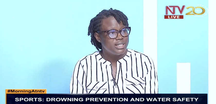 ntvuganda's tweet photo. Swimming is an essential water safety skill. We encourage every child to learn how to swim because it is a life-saving survival skill that everyone should have. ~ Eng. Winnie Namagembe, @nwscug

#MorningAtNTV https://t.co/6YSkIHnaLk