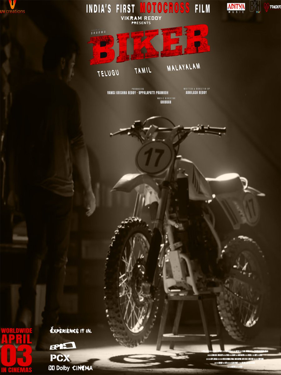 Rohit__Gfx's tweet photo. 𝐈𝐍𝐃𝐈𝐀’𝐒 𝐅𝐈𝐑𝐒𝐓 𝐌𝐎𝐓𝐎𝐂𝐑𝐎𝐒𝐒 
Movie #Biker 🏍🏁

Poster Design by : @Rohit__Gfx

Grand release on April 3rd  @ImSharwanand #MalvikaNair @abhilashkankara @rajeevan69 @ghibranvaibodha @dopyuvraj @UV_Creations

#BikeronApril3rd #BikerMovie https://t.co/TKr6C7iv7V