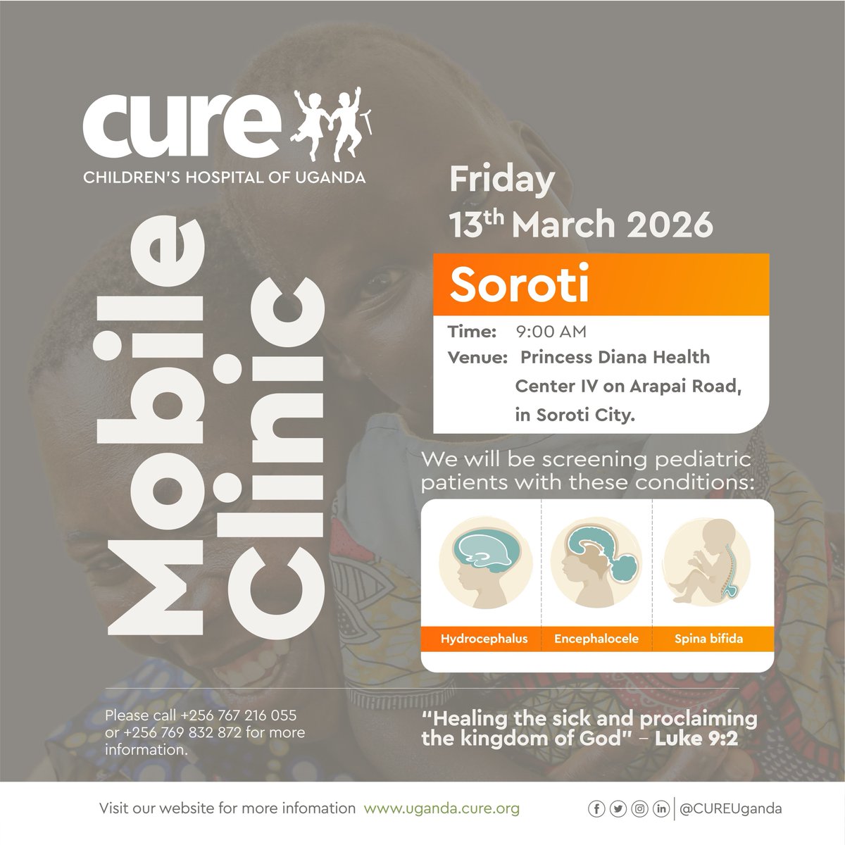 CURE Children's Hospital of Uganda tweet media