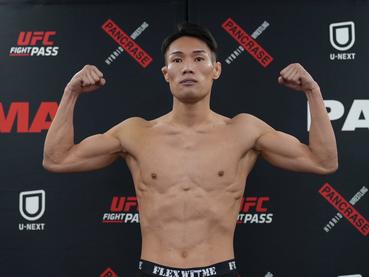 _PANCRASE_'s tweet photo. ❌PANCRASE 361❌ 
📣計量結果⚖️ 
第4試合　フェザー級5分3R 
🟥岡田拓真　65.95kg 
🟦清水博人　65.75kg
 #pancrase361
 🗓️3月14日(土) 
🏟️横浜武道館 
▶️@UNEXT_fight @UFCFightPass https://t.co/HzuDXjtZAw