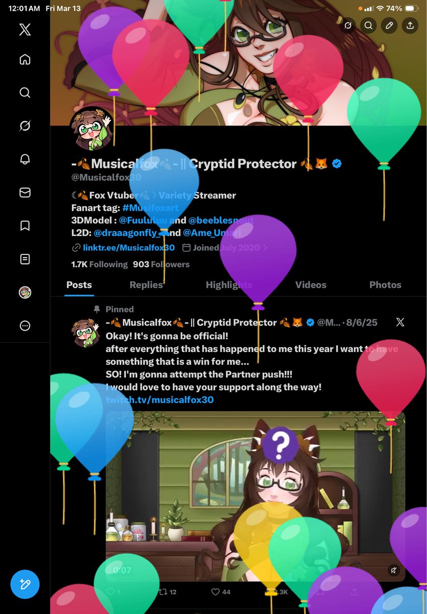 -🍂Musicalfox🍂- || Cryptid Protector 🍂🦊 tweet media