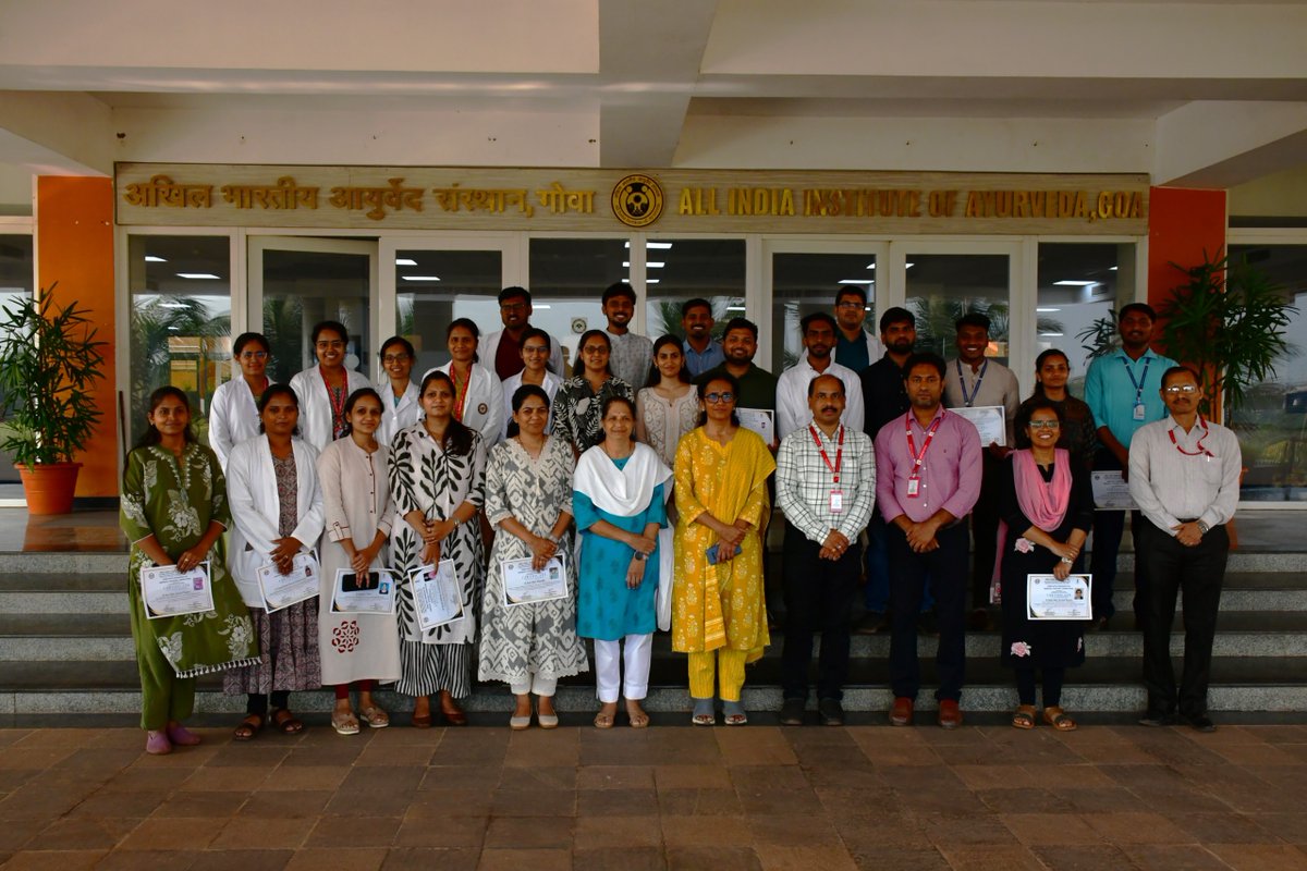 All India Institute of Ayurveda, Goa tweet media