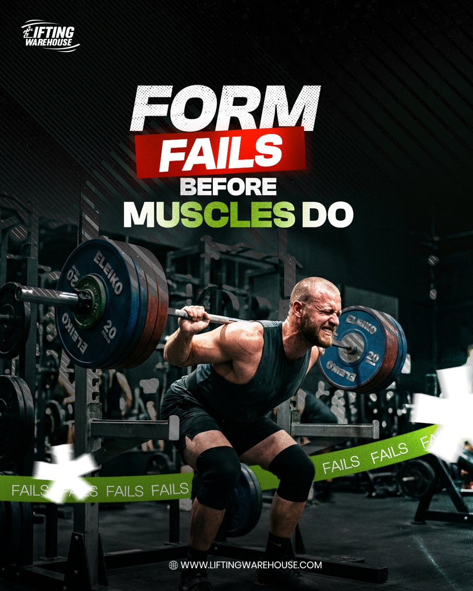 Liftingwhouse's tweet photo. Most people fail reps before they fail muscles.

Because the rep usually breaks at the setup—brace, breathing, bar path, and control.

Fix the foundation, and the same weight suddenly feels lighter. https://t.co/kUu831mSBo