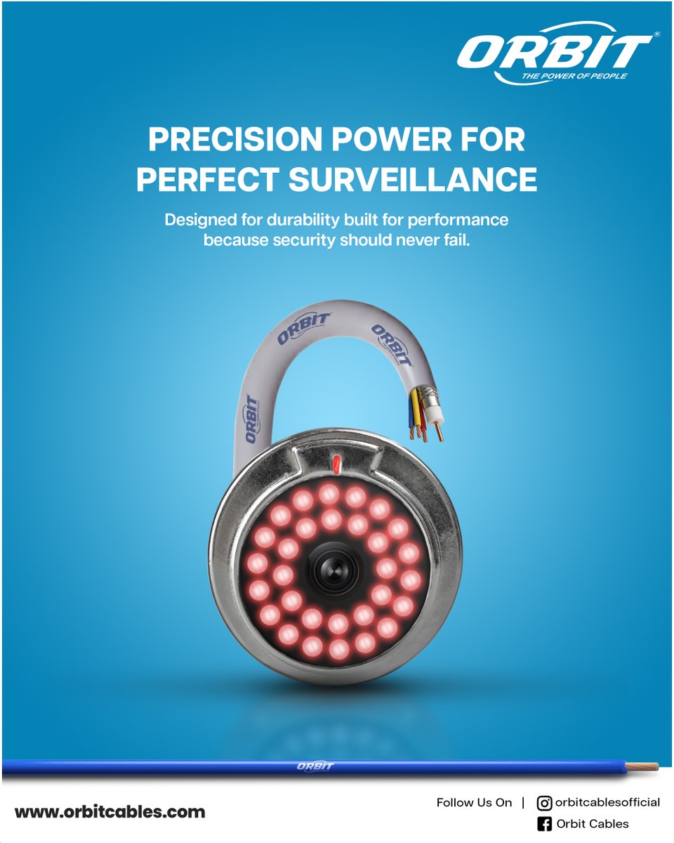 orbit_electric's tweet image. Orbit CCTV Cables deliver clear signal transmission and dependable performance, supporting security systems that need reliability every moment.

Visit our website orbitcables.com

#OrbitCables #CCTVCables #SecureConnections #ReliableSignal
