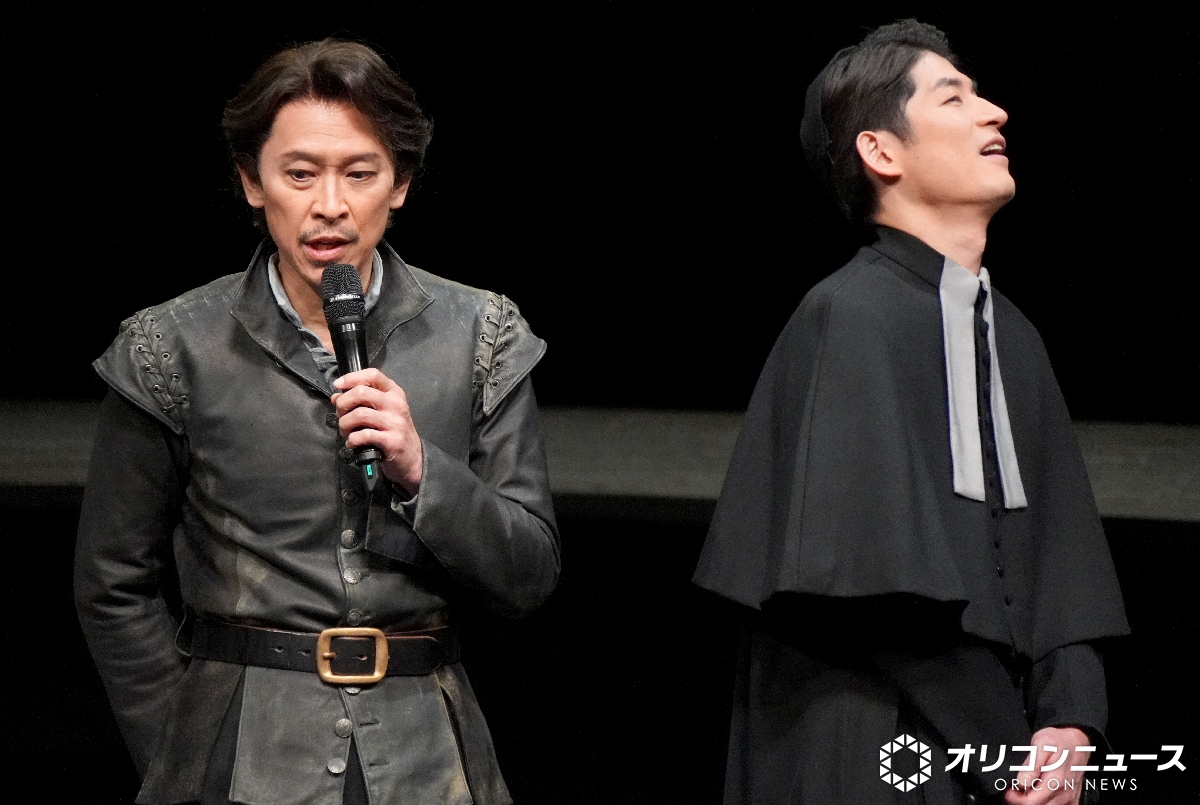 oricon's tweet photo. 坂本昌行の言葉に
ふぉ～ゆ～松崎祐介が感動❗️
「これは大きい記事ですよね？」
https://t.co/EBmy1HM0zJ

舞台『るつぼ The Crucible』
プレスコール＆初日前会見

#るつぼ @rutsubo2026 https://t.co/FaXW7cPlyQ