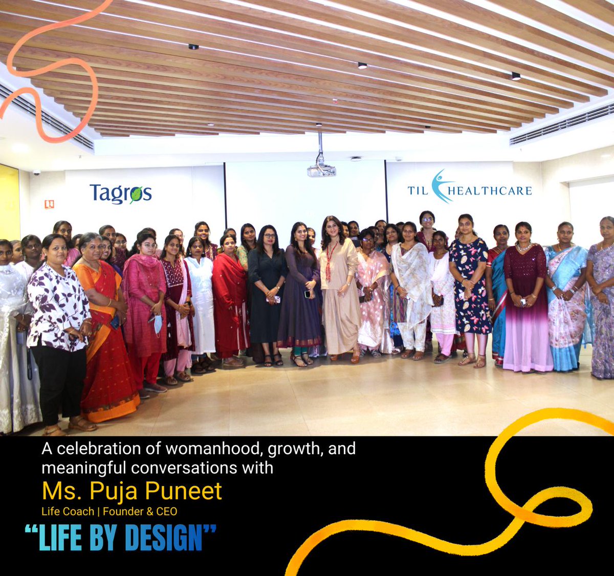 TilHealthcare's tweet photo. We celebrated #InternationalWomensDay at TIL Healthcare with an inspiring session, “Life by Design” by Ms. Puja Puneet. 
A meaningful conversation on growth, purpose, and empowering women at the workplace.
#TILHealthcare #WomenEmpowerment #PharmaInnovation #HealthForAll https://t.co/9zkvCgOVIR
