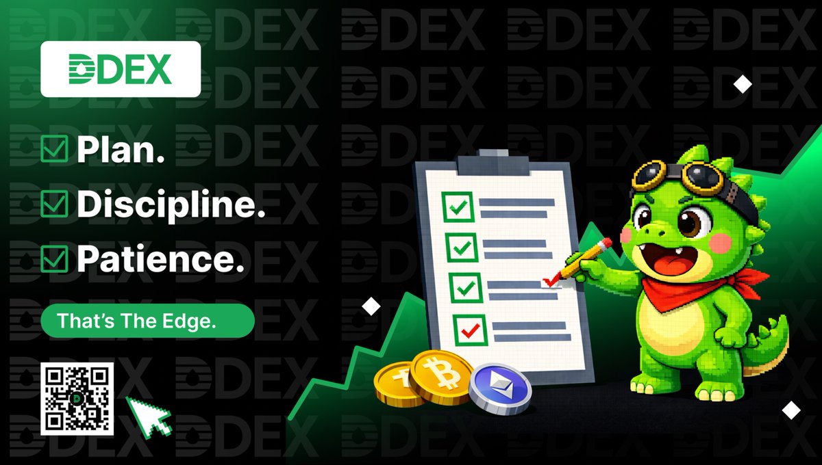 Real talk from DD Dragon 

You don't need to catch EVERY move.
You don't need to trade EVERY day.
You don't need 1000x leverage EVERY time.

What you need?
✅ A plan
✅ Discipline to follow it
✅ Patience to wait for YOUR setup

The market will always be here.
Your capital won't