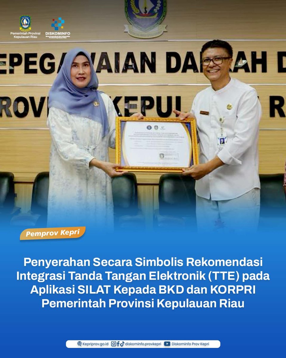 Diskominfo Provinsi Kepulauan Riau tweet media