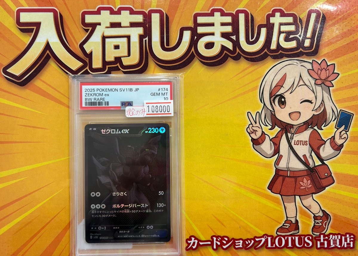 PSA10 ゼクロムex (BWR) {174⁄086} [SV11B⁄ブラックボルト] [SV