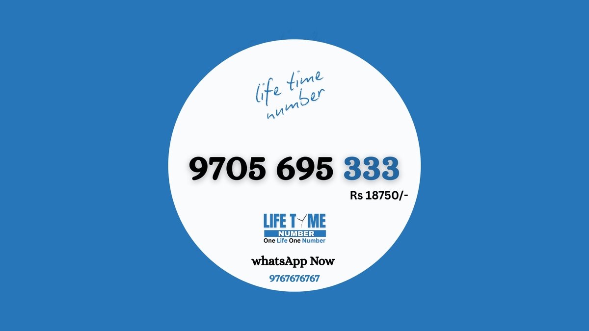 lifetime_number's tweet image. Your Number Is Your First Business Identity

A VIP or fancy number builds instant trust, looks professional, and makes your brand easy to recall.

🌐 lifetimenumber.com
📲 9767676767 | 9363636363

#VIPNumber #FancyNumber #PremiumNumbers #BusinessBranding #MemorableNumber