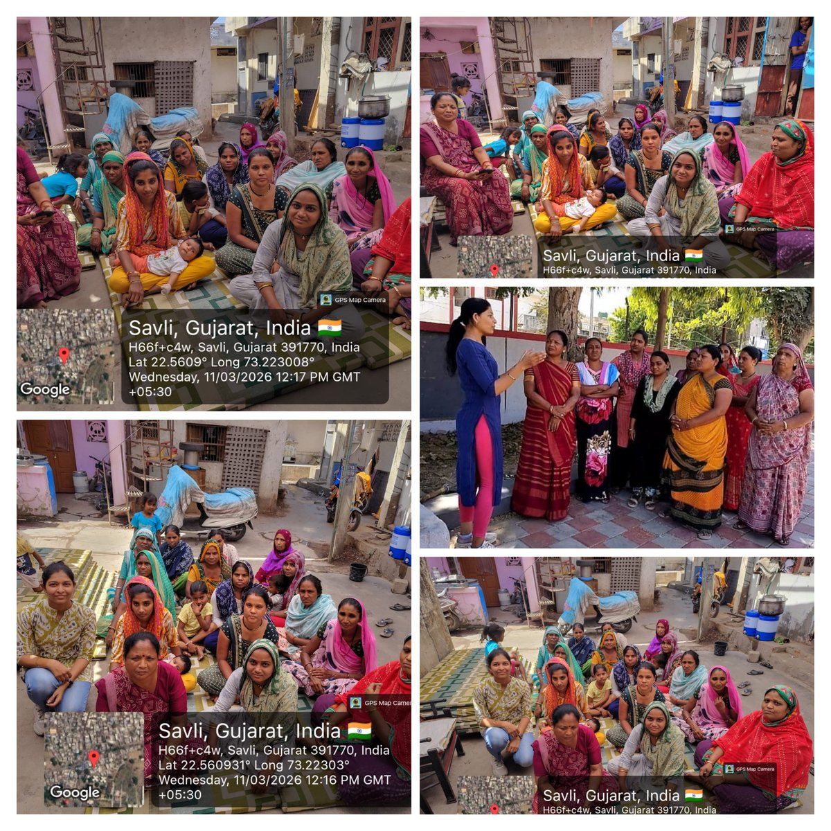 સાવલી નગરપાલિકા દ્વારા આજ રોજ તા. 11/03/2026 ના રોજ International Women’s Day નિમિત્તે ખાસ પ્રવૃત્તિનું આયોજન કરવામાં આવ્યું. આ કાર્યક્રમ અંતર્ગત મહિલા સફાઈ કામદારને સ્વચ્છતા વિશે જાગૃત કરવામાં આવ્યા.#IWD2026  
#GiveToGain 
#WomenLedSanitation 
#SwachhAadat  
#SwachhBharat