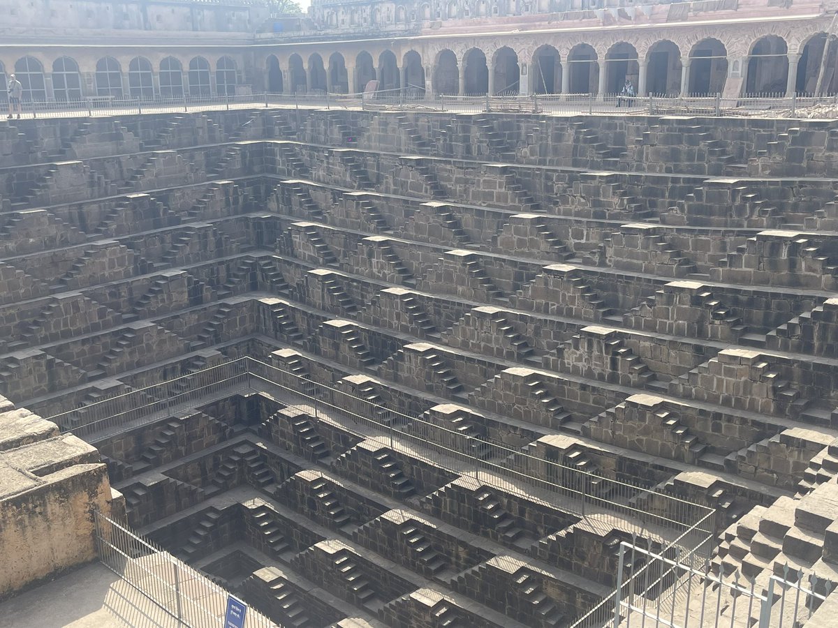 Chand Baori, Abhaneri Step Well.  Amazing and Genius Architecture.
#India