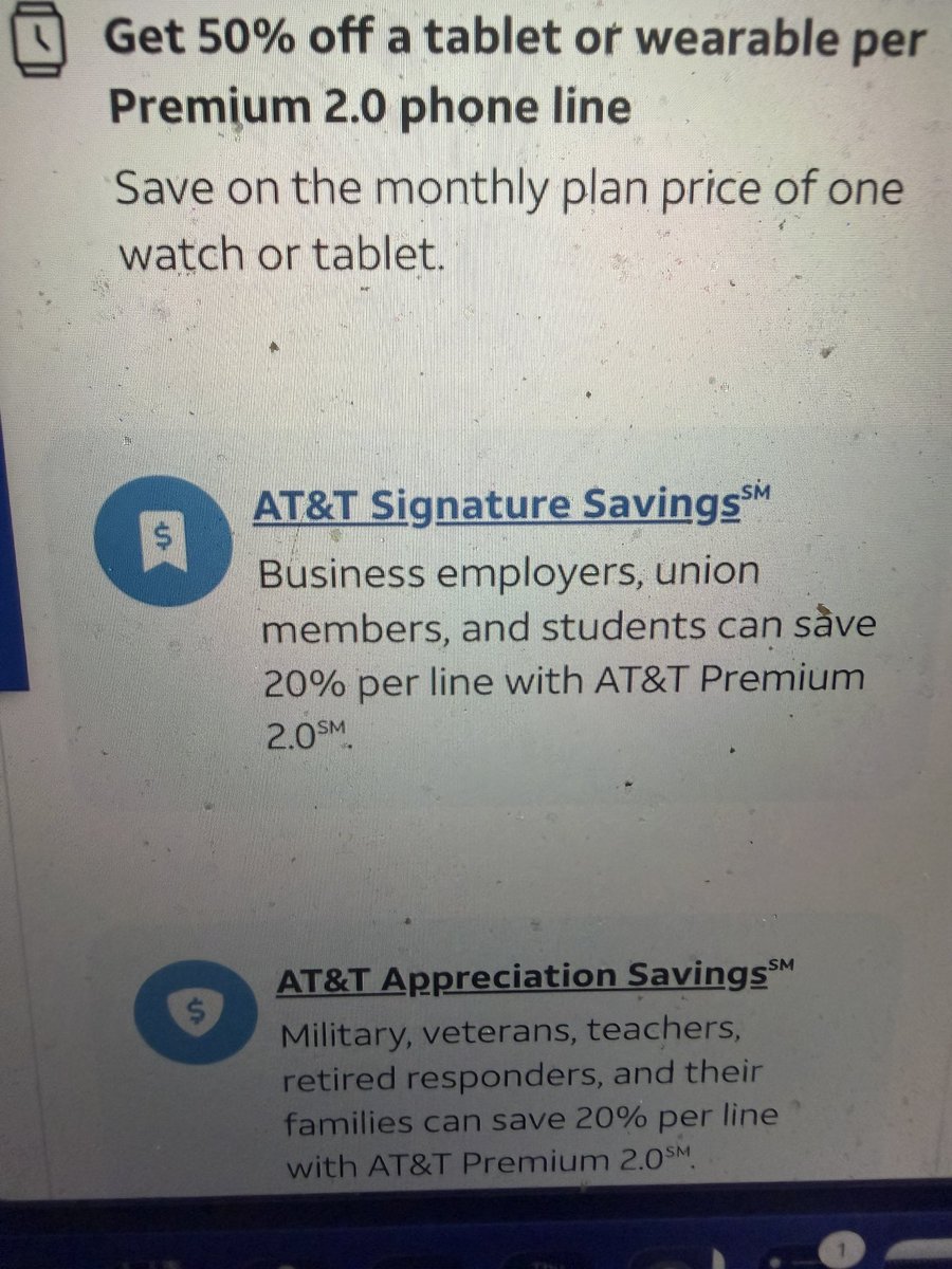If your a college student check out <a href="/Verizon/">Verizon</a> student discount is on any plan unlike <a href="/ATT/">AT&T</a> att your new plans suck.
