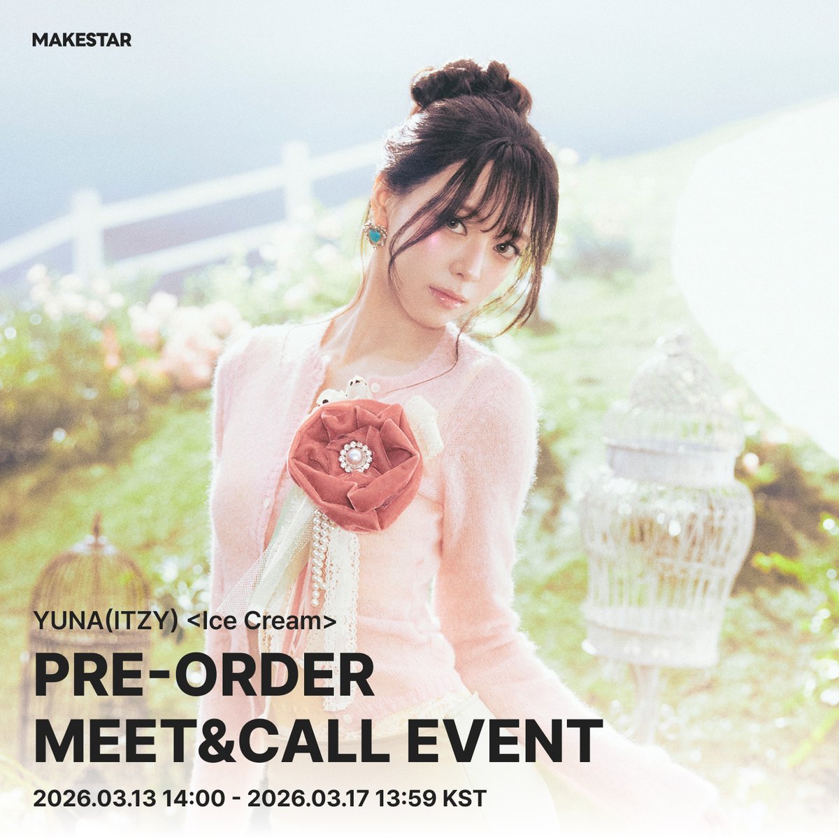 韓国対面サイン会＆ヨントン] YUNA(ITZY) <Ice Cream> PRE-ORDER 