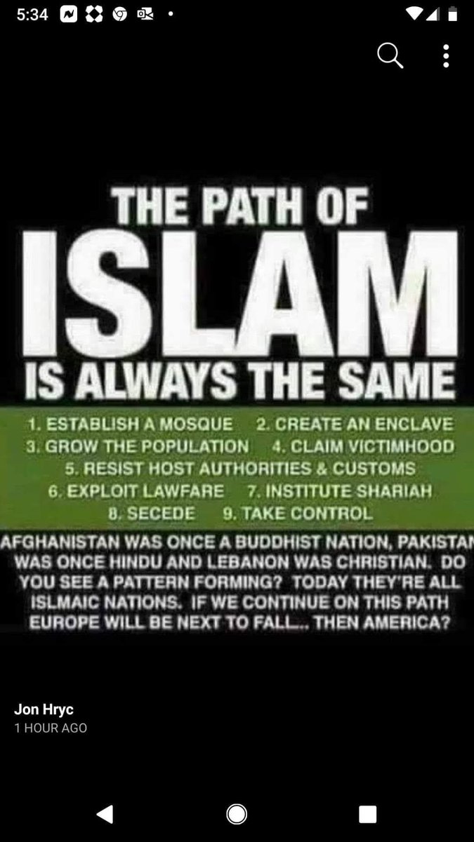 Realist36295591's tweet photo. A sign of true wisdom is knowing what is right and wrong. The Islamic ideology is a cancer to the world. It destroys every country it touches. https://t.co/6sxrNCt58g