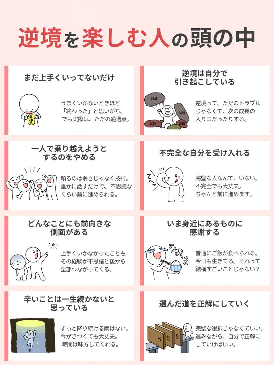 yasubay_zukai's tweet photo. この考え方を知るだけで、うまくいかない時間の見え方が少し変わります。 https://t.co/hDmhhXtula