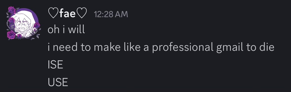 StrugglesFae's tweet photo. Oomf cooking up new ways to use Gmail never seen before https://t.co/vhaLt3qOZA
