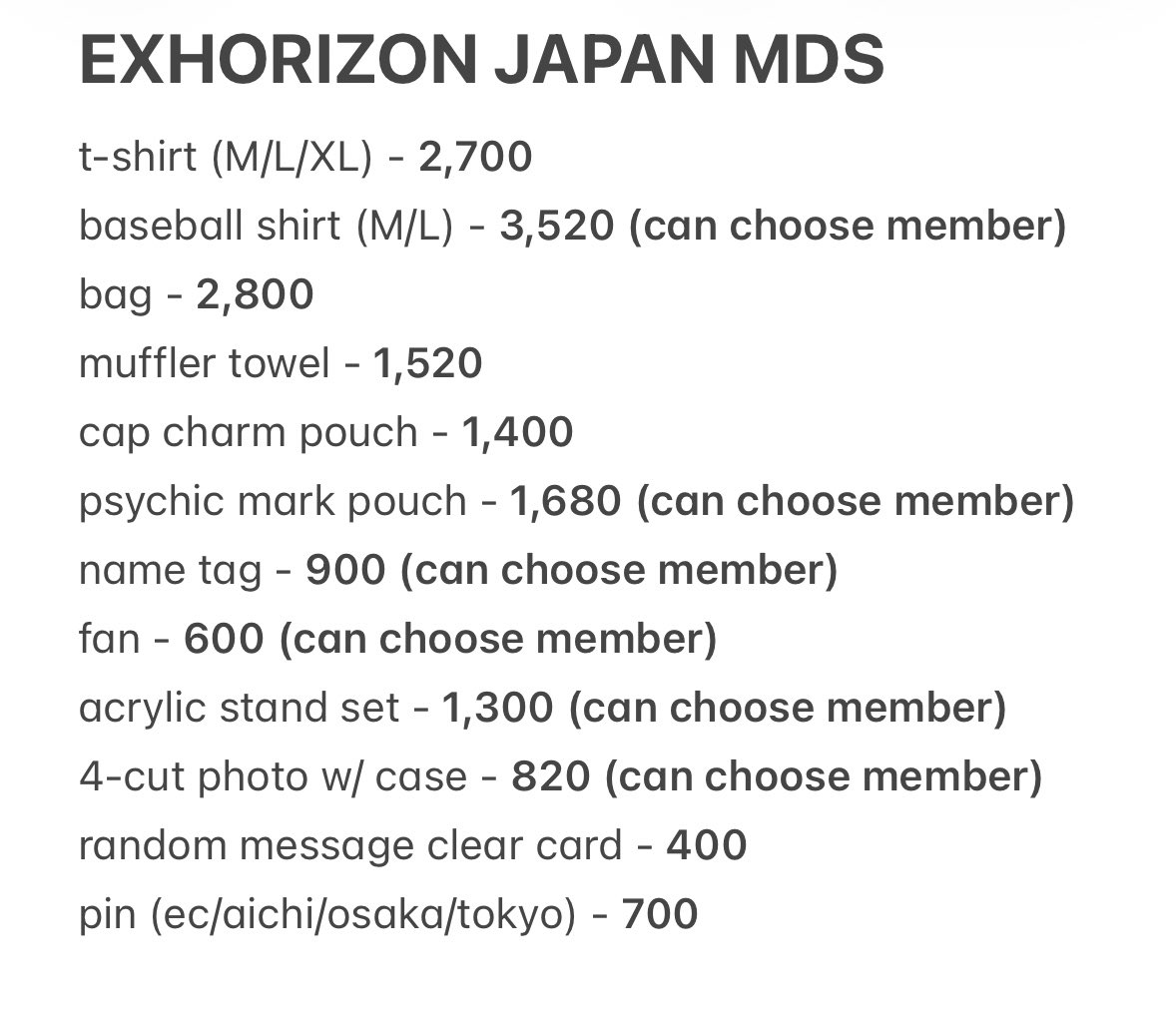 gmrdckay's tweet photo. wts lfb ph go

EXO EXhOrizon in japan MD

DOO: 3/15 
DOP: 50% dp payo, remaining balance on May 5 or once on hand (whichever comes first)
7k yen POB ✅
FETA

DM to order! ☺️ https://t.co/70QxMXZKUs