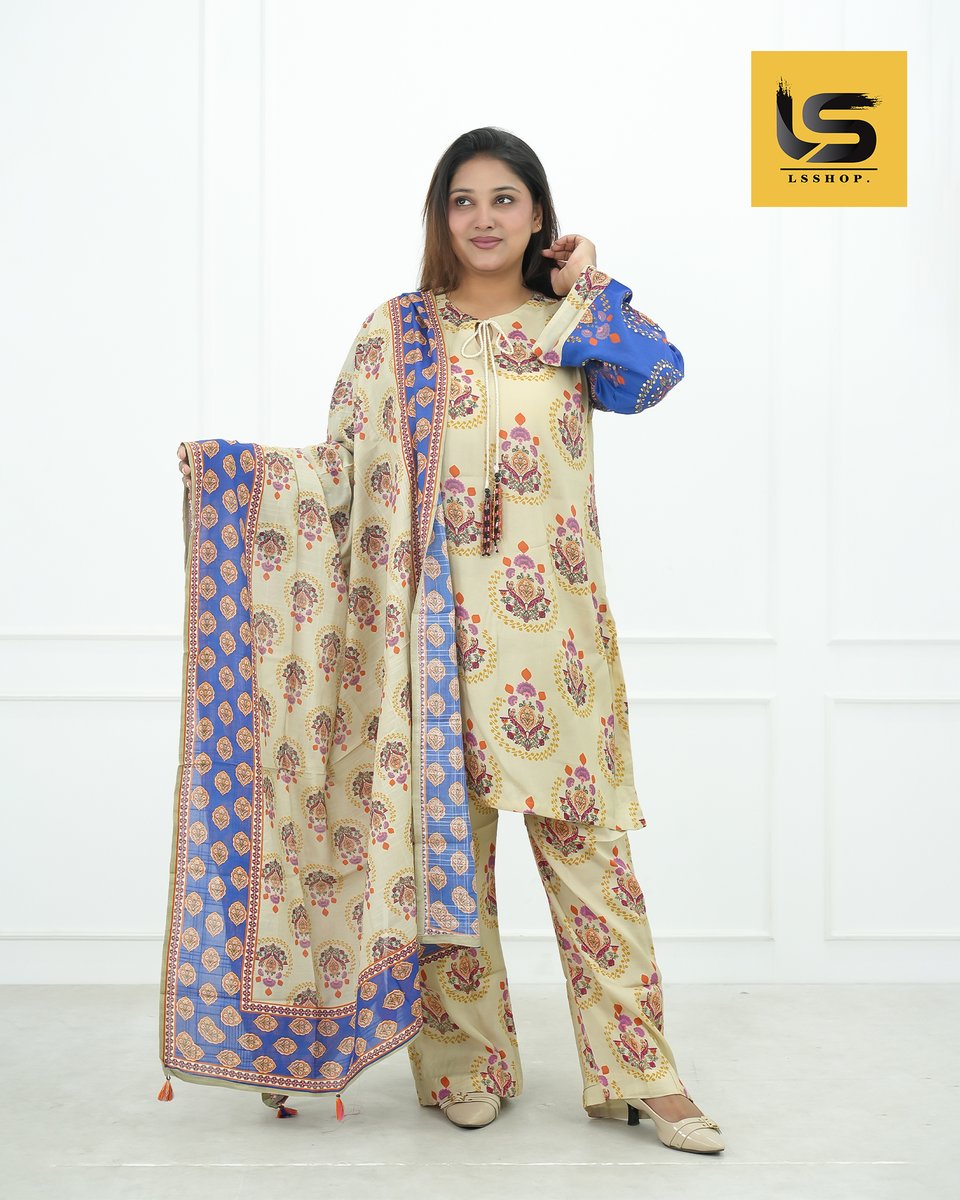 LadiesSpaceBD's tweet image. LS SHOP এর বিশেষ কালেকশন! সোনালী প্রিন্ট সহ পিচ রঙের সুতি সালোয়ার কামিজের ডিজাইন।
এখনই অর্ডার করতে ইনবক্স করুন।
 হটলাইন: 01971-464933
#LSSHOP #PremiumSalwarKameez #LadiesFashion