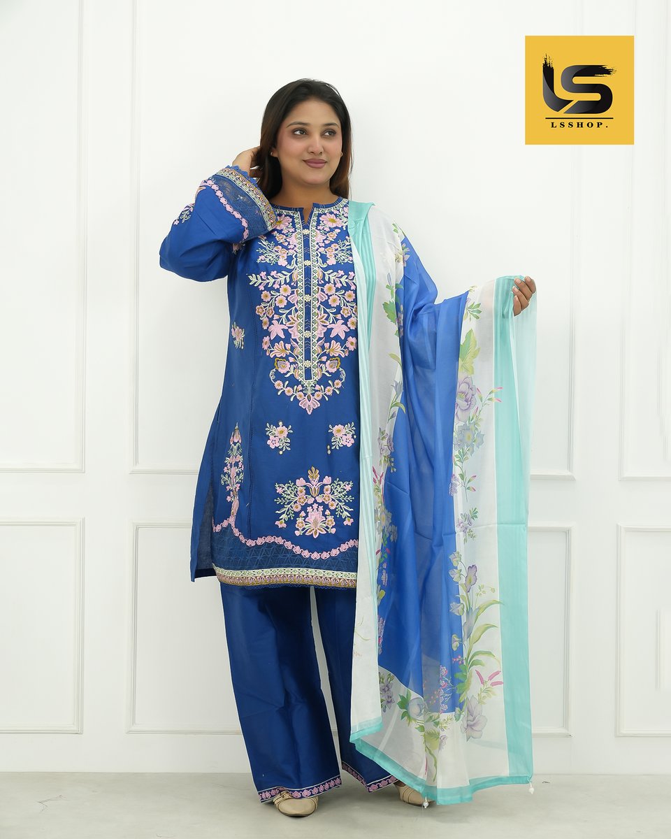 LadiesSpaceBD's tweet image. LS SHOP নিয়ে এসেছে প্রিমিয়াম সালোয়ার কামিজ, নীল রঙের ফ্লোরাল এমব্রয়ডারি দিয়ে ডিজাইন করা।
এখনই অর্ডার করতে ইনবক্স করুন।
 হটলাইন: 01971-464933
#LSSHOP #SalwarKameez #LadiesFashion #PremiumCollection