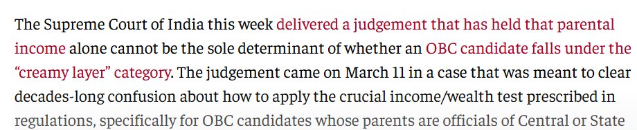 virodh_hai's tweet image. Hmm now even parental income is not enough for creamy layer. 

Gems of India on regular basis.

Do one thing Give GC a desh Nikala.

#UGCNews #SC #SupremeCourt #UGC