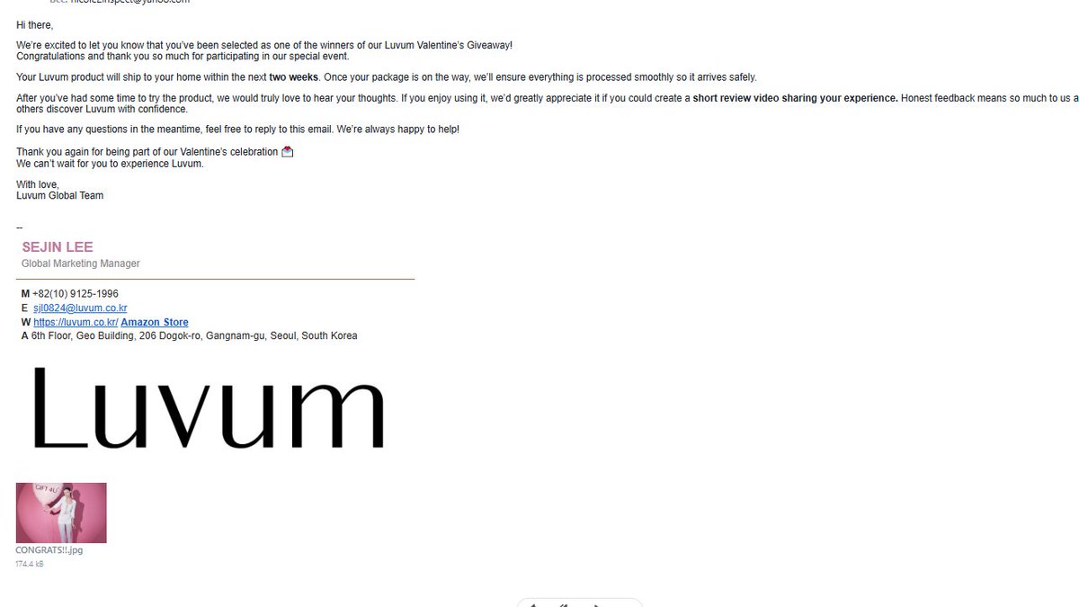 NicolesChoice1's tweet image. 😍YIPPEE! 🥰 Yay,  @luvum_global :) Thank YOU so much for choosing me as 1 of 500 lucky Luvum Signature Gel Masks V-Day winners!!  I cannot wait to try the lightweight, hydrating facial treatment! #valentinesday