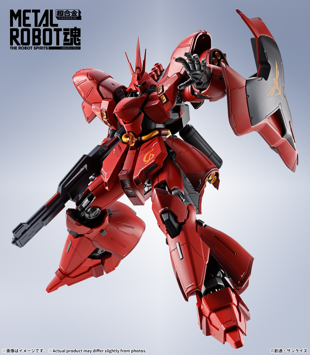 lROBOT魂はHi-vガンダム、RGメタルコートサザビー 機動戦士ガンダム 逆襲のシャア』より 「METAL ROBOT魂 ＜SIDE MS