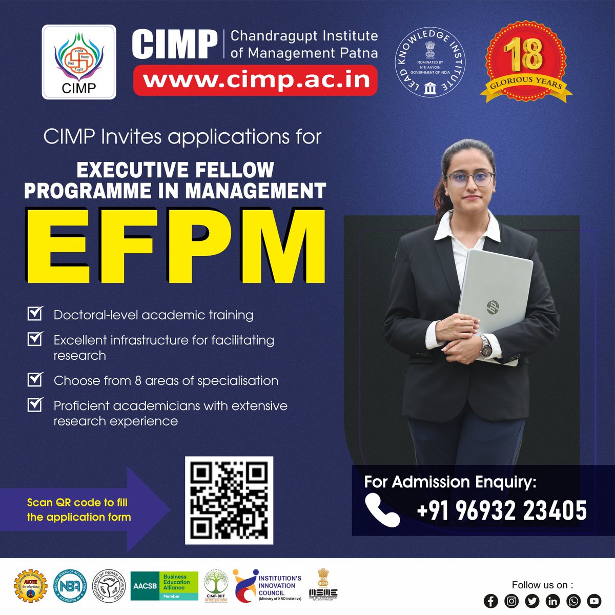 Chandragupt Institute of Management Patna (CIMP) tweet media