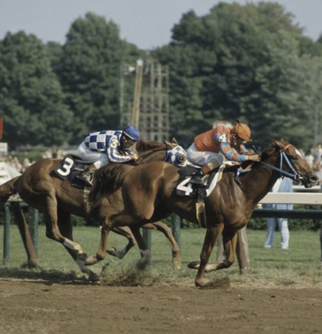 The Beat Secretariat Challenge

Eat a whole 6oz Red Onion in 1 minute 49.20 seconds. 
The same time it took Onion to defeat Secretariat in the Whitney Stakes