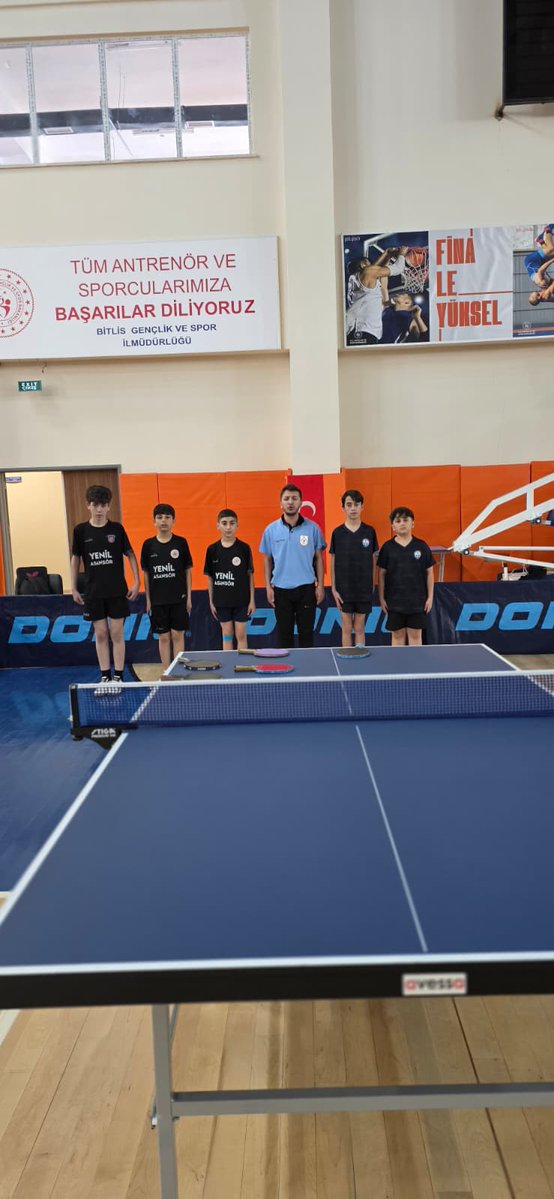 🏓Hakkâri’nin Masa Tenisi Takımı Bitlis’te Grup Dördüncüsü Oldu

📌Bitlis’te düzenlenen Okul Sporları Yıldızlar Masa Tenisi Grup Müsabakaları’nda Hakkâri’yi temsil eden takımımız, güçlü rakiplerle mücadele ederek grup dördüncüsü olma başarısı gösterdi.