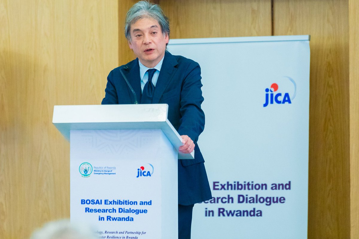 japaninrwanda's tweet photo. Fantastic kickoff to the #BOSAI Exhibition and Research Dialogue!
Prioritizing Disaster Risk Reduction is essential now more than ever. Huge thanks to @RwandaEmergency & @JicainRwanda for organizing this timely event. We look forward to a growing Japan-Rwanda partnership! 🇷🇼🇯🇵 https://t.co/SqNfUmQFYT