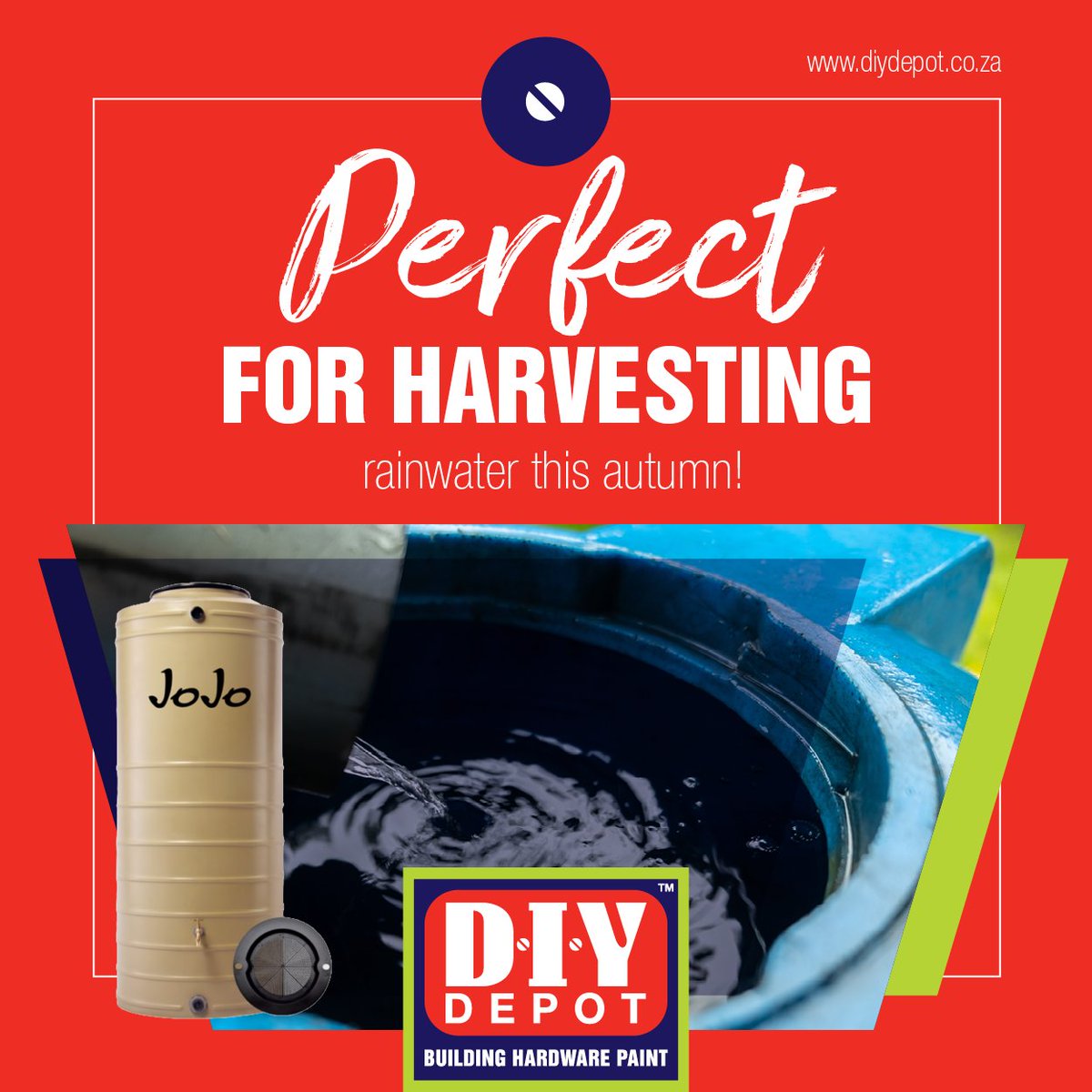 💧 Be ready for the next dry spell.

The JoJo 1000L Slimline Tank is perfect for harvesting rainwater – compact, efficient, and great for gardens or greywater use. 🌧️

📍 Find a store near you: bit.ly/3XdCcvP

#DIYDepot
