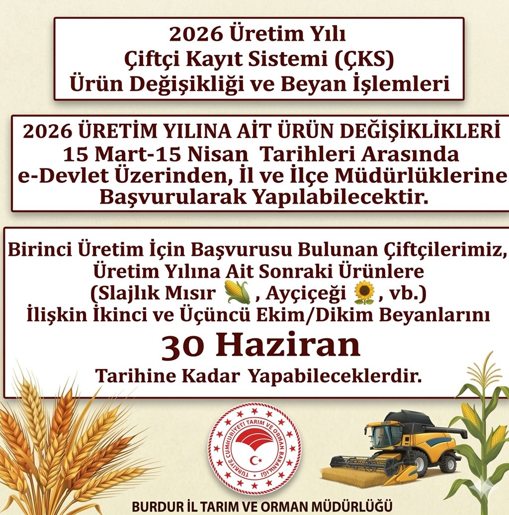 Burdur İl Tarım ve Orman Müdürlüğü (@burduriltarim) on Twitter photo 