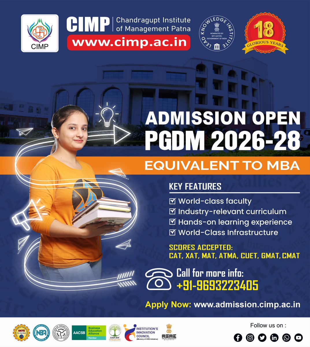 Chandragupt Institute of Management Patna (CIMP) tweet media