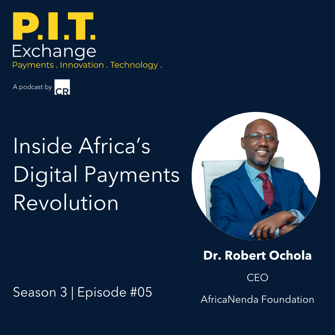 PaymInnovTech's tweet photo. Dr. Robert Ochola, CEO of AfricaNenda Foundation, shares insights on #digitalpayments innovation and financial inclusion across Africa, and the challenge of bringing 400M+ financially excluded people into the digital economy.

🎧 https://t.co/roSZanYEOT

#PITExchange #podcast https://t.co/WvzQk5x7SM