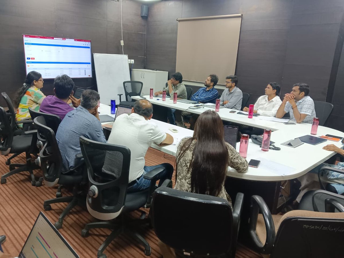 MPSeDC_DST's tweet photo. #MPSEDC organized a training programme on “Effective Usage of ProMoT Tool Features”, aimed at strengthening the capacity of Project Managers (PMs) in effective project planning, monitoring, and tracking.

#TechDestinationMP https://t.co/C9HcOmk5YV