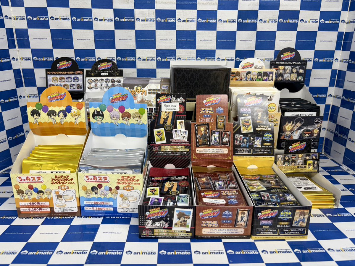 animatejma_bkk's tweet photo. เริ่มแล้ว✨

🔥Katekyo Hitman Reborn!🔥 Throwback to Future Arc Fair🛤️

เมื่อซื้อสินค้าจาก Katekyo Hitman Reborn ครบทุก 300 บาท (หลังหักส่วนลด)

รับฟรี! Clear Card 1 ใบ (สุ่มจาก 10 แบบ)

■ ระยะเวลาโปรโมชั่น
14 มีนาคม (เสาร์) - 12 เมษายน 2569 (อาทิตย์)

■ สถานที่
・ ร้าน animate Bangkok,SF TOWN Zone D, MBK Center ชั้น 7
・ ร้าน animate Future Park Rangsit,ชั้น 3 Zone West Zpell
・ https://t.co/ofcvrA5MB2

⚠️หมายเหตุ⚠️
1.ของแถมเป็นแบบสุ่ม ไม่สามารถเลือกลายได้
2.ของแถมมีจำนวนจำกัด แฟร์จะสิ้นสุดทันทีเมื่อของหมด
3.บริษัทขอสงวนสิทธิ์ในการเปลี่ยนแปลงเงื่อนไข หรือระยะเวลาโดยไม่แจ้งให้ทราบล่วงหน้า
4.สินค้า Kuji , Gachapon และสินค้า Pre-order ไม่ร่วมรายการ
5.หากซื้อสินค้าทางออนไลน์ ทางร้านจะทำการแจกของแถมตามลำดับการโอนเงิน ในกรณีที่ลูกค้าสั่งสินค้าแล้วของแถมหมดก่อน ทางร้านจะไม่รับคืนสินค้าทุกกรณี