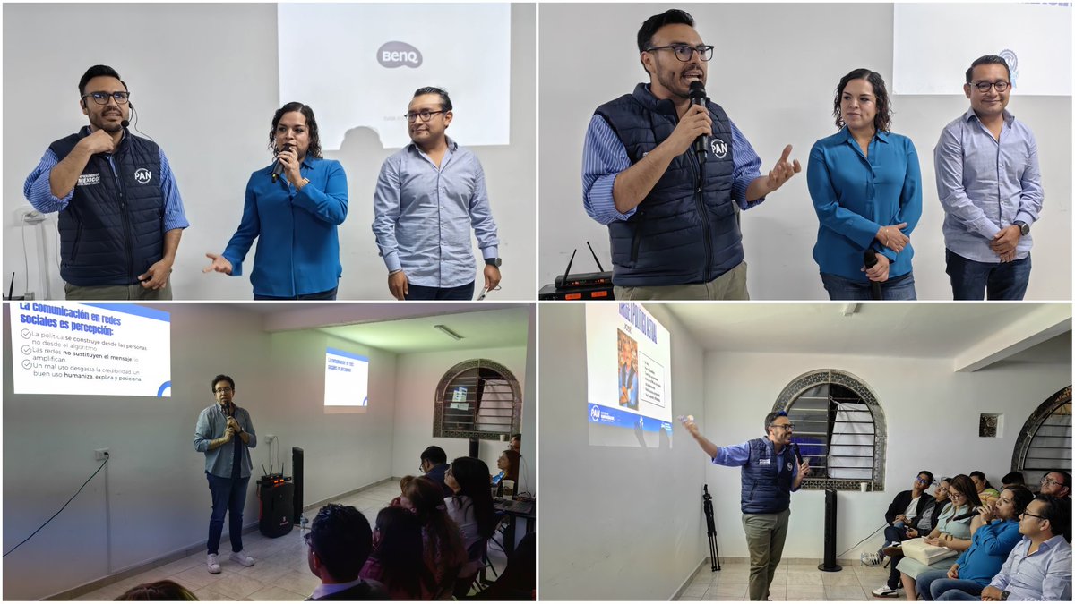 PAN_MH_CDMX's tweet photo. Realizamos el Taller de Activismo Digital en el Comité de Miguel Hidalgo con Mike Peñaflor.
Seguimos fortaleciendo nuestras herramientas para comunicar y defender nuestras causas en redes.
¡Gracias a todas y todos los que participaron!
#PANCDMX
#PanMiguelHidalgo
💙💙💙💙 https://t.co/nPr2S0iQRo