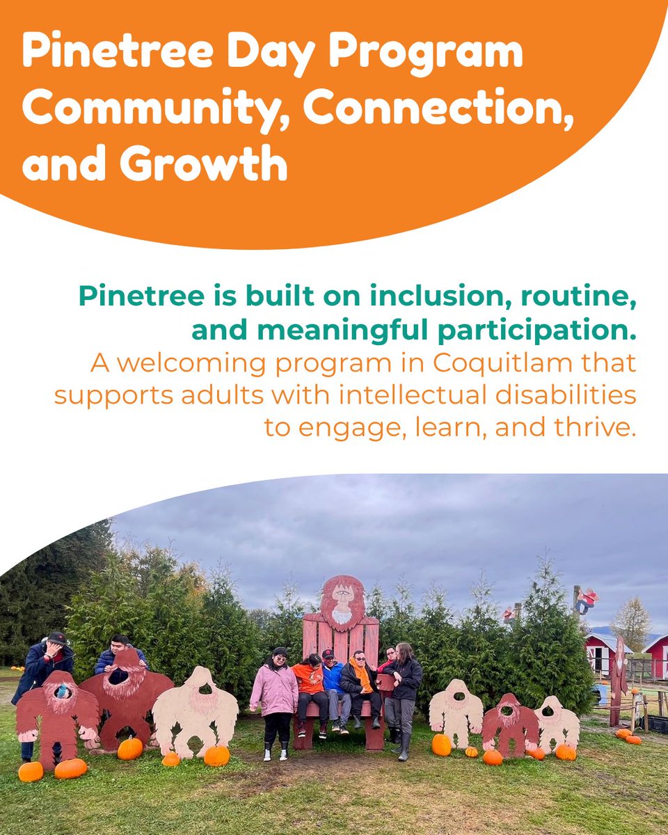 StriveLiving's tweet photo. Pinetree Day Program offers a welcoming environment where individuals can connect, learn, and participate in activities that support personal growth. Whether building new skills, or taking part in group programming, it is a place where everyone is supported to feel included. https://t.co/5302CyrWf3