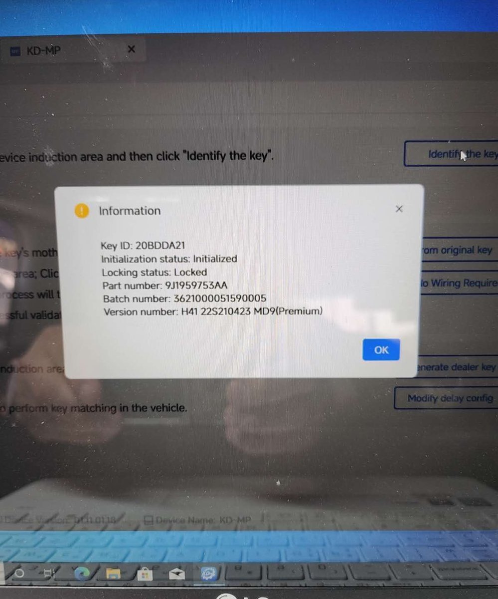 Keydiy KD-MP read Porsche Cayenne 2021 MLB key and add key with KD-X4
obdii365.com/wholesale/keyd…